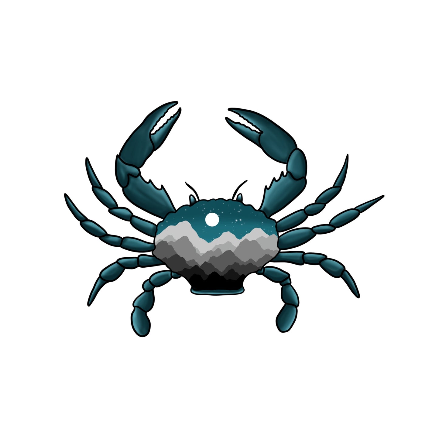 MOUNTAIN CRAB- Sticker