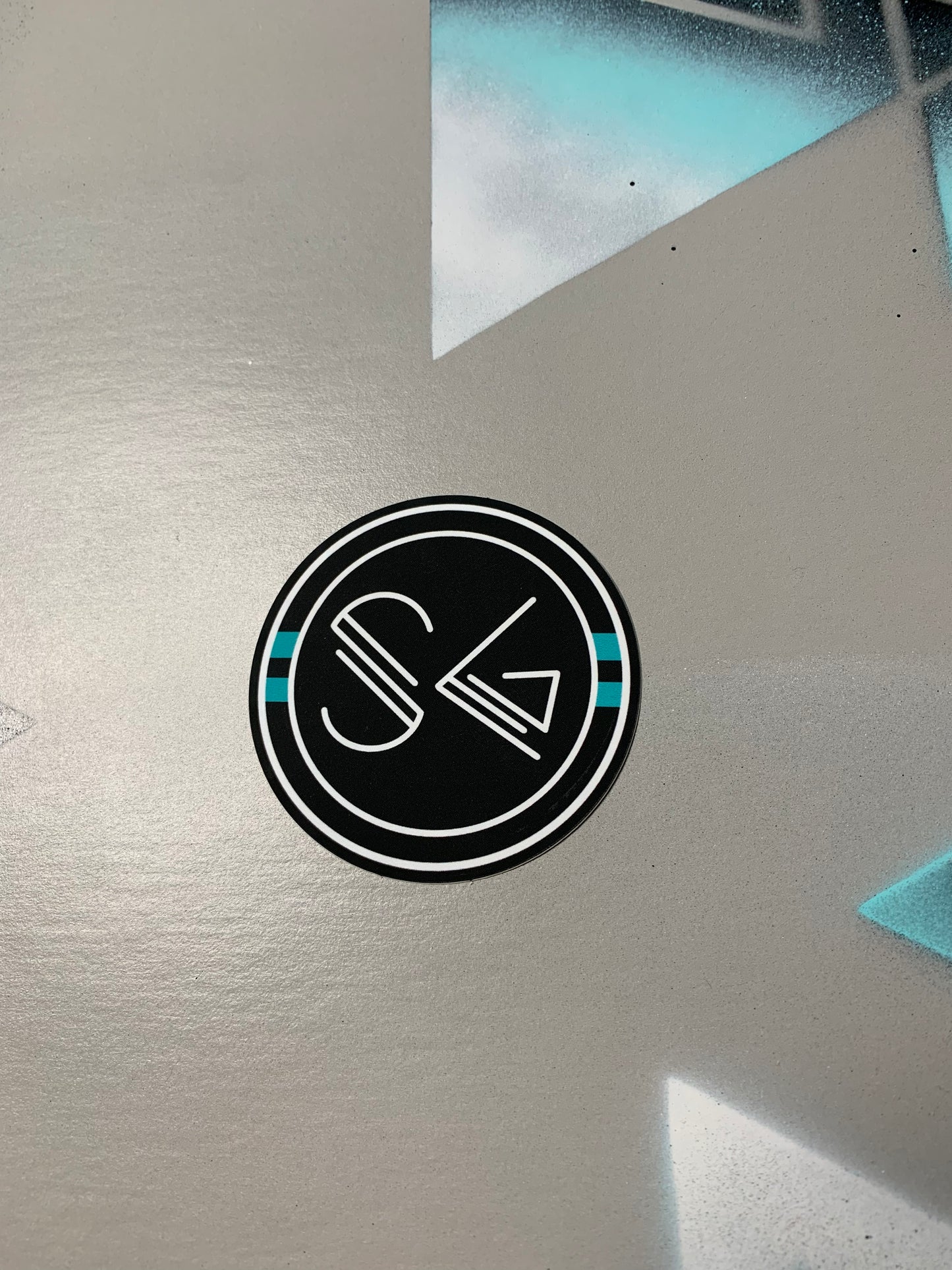 S.GONZALESART BLACKOUT LOGO - Sticker