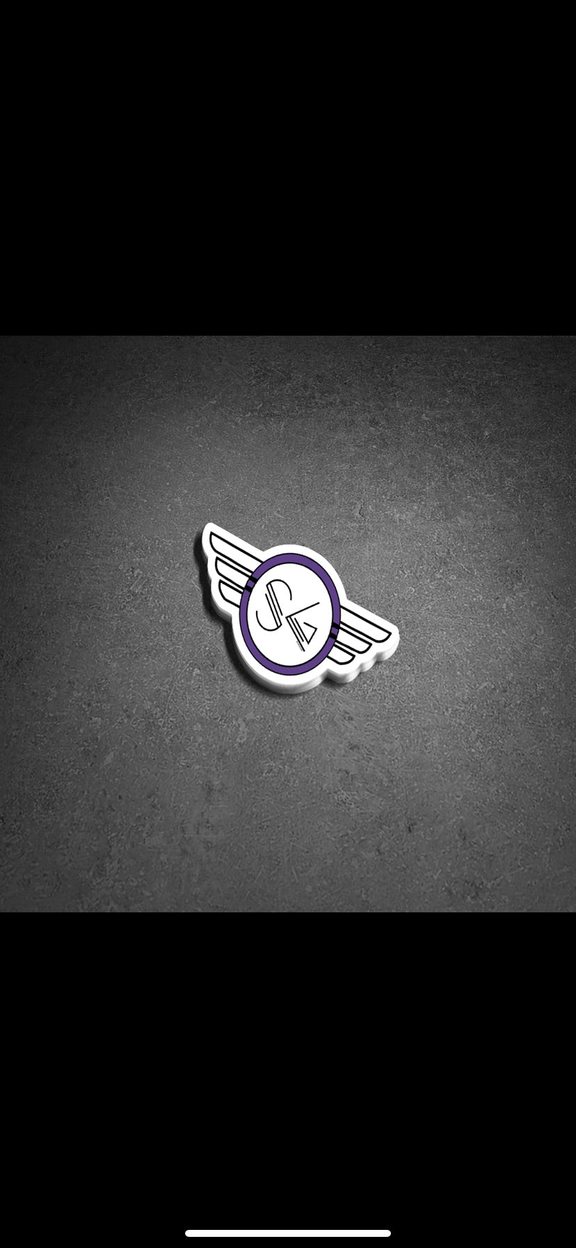 S.GONZALESART LOGO I - Sticker