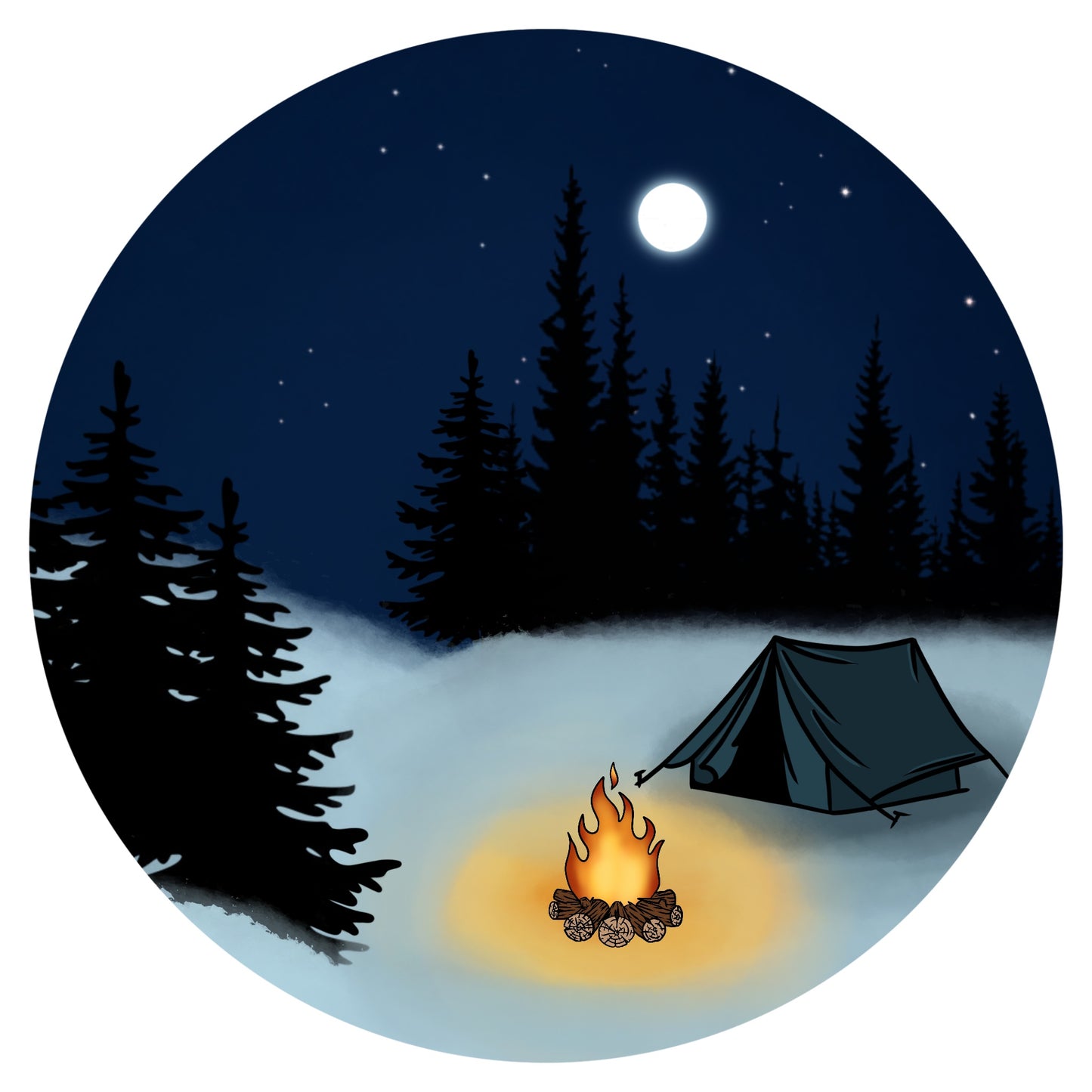 UNDER THE STARS- Print