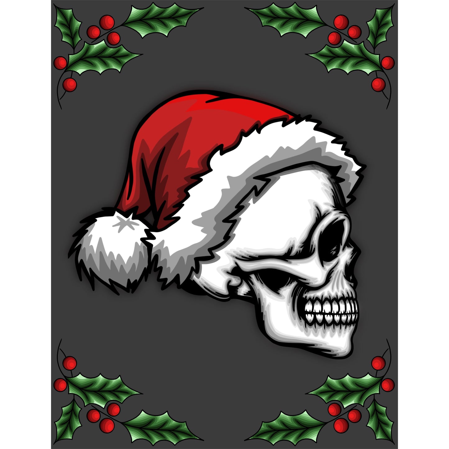 SKULLY CLAUS- Print