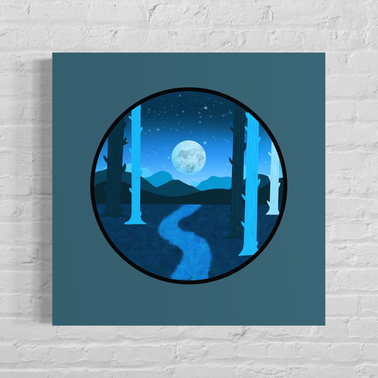 MIDNIGHT FOREST - Print