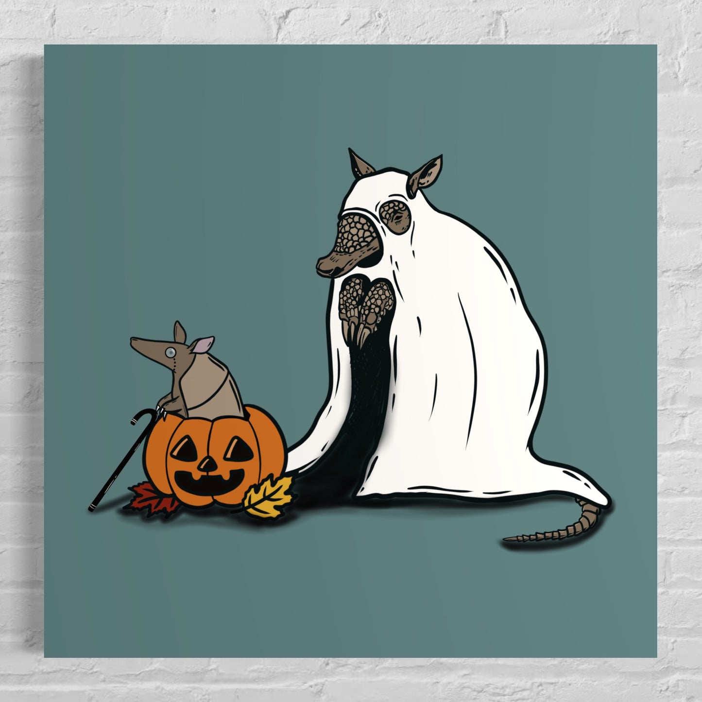 HALLOWEEN ARMADILLOS- Print