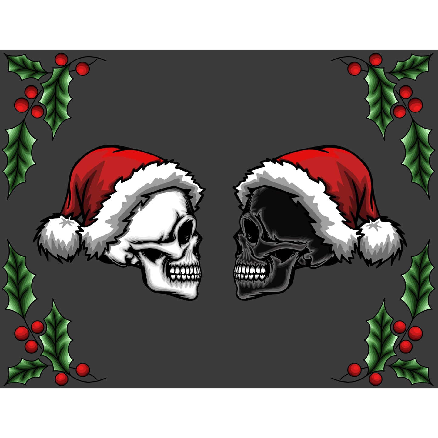 SKULLY CLAUS- Print