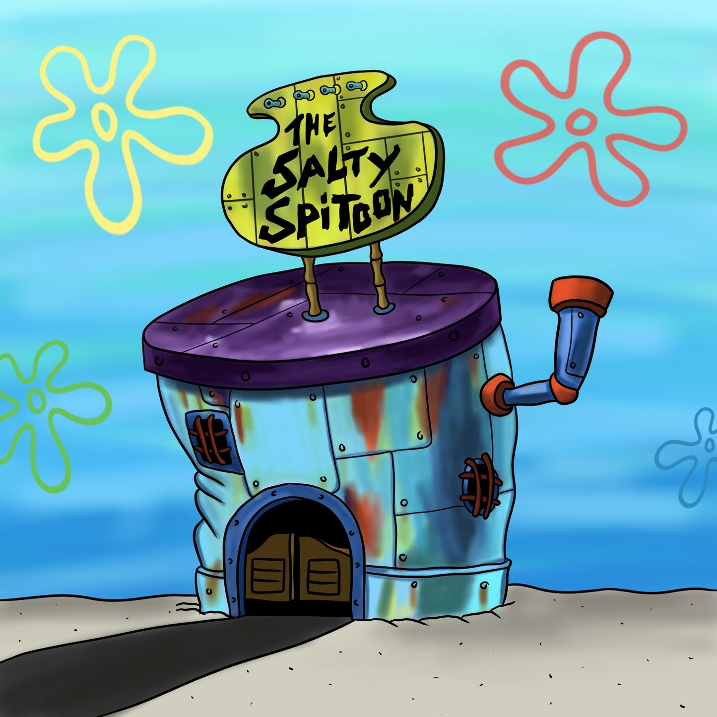 SALTY SPITOON- Print