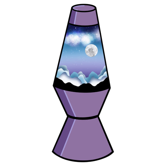 LAVA LAMP GALAXY - Sticker