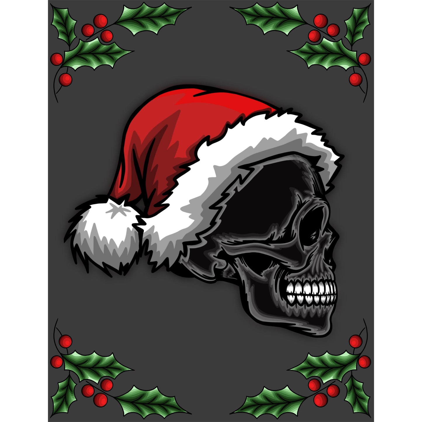 SKULLY CLAUS- Print